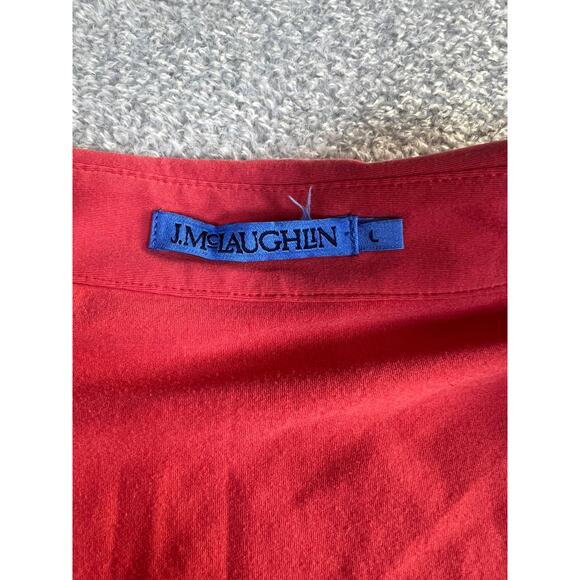 J Mclaughin Women's coral Long Sleeves Button-up Top Size Large - Picture 6 of 7